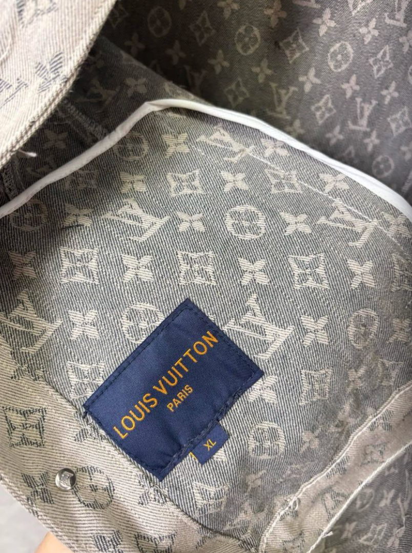 LOUIS VUITTON LV PREMIUM JACQUARD MONOGRAM DENIM JACKET– 1:1 HIGH END