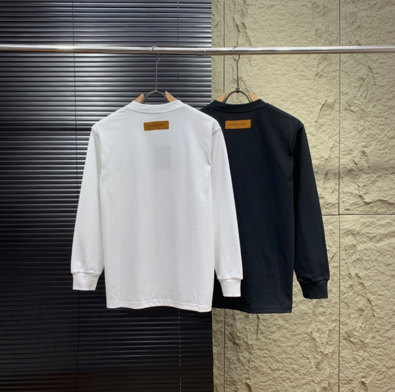 LOUIS VUITTON LV LOVERS PARIS EMBROIDERED LONG SLEEVE T-SHIRT – 1:1 HIGH END