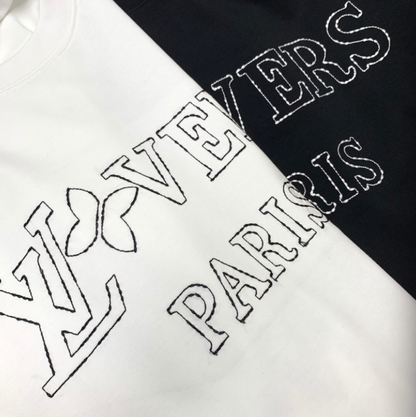 LOUIS VUITTON LV LOVERS PARIS EMBROIDERED LONG SLEEVE T-SHIRT – 1:1 HIGH END