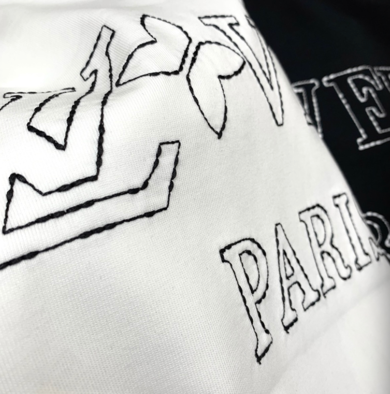 LOUIS VUITTON LV LOVERS PARIS EMBROIDERED LONG SLEEVE T-SHIRT – 1:1 HIGH END