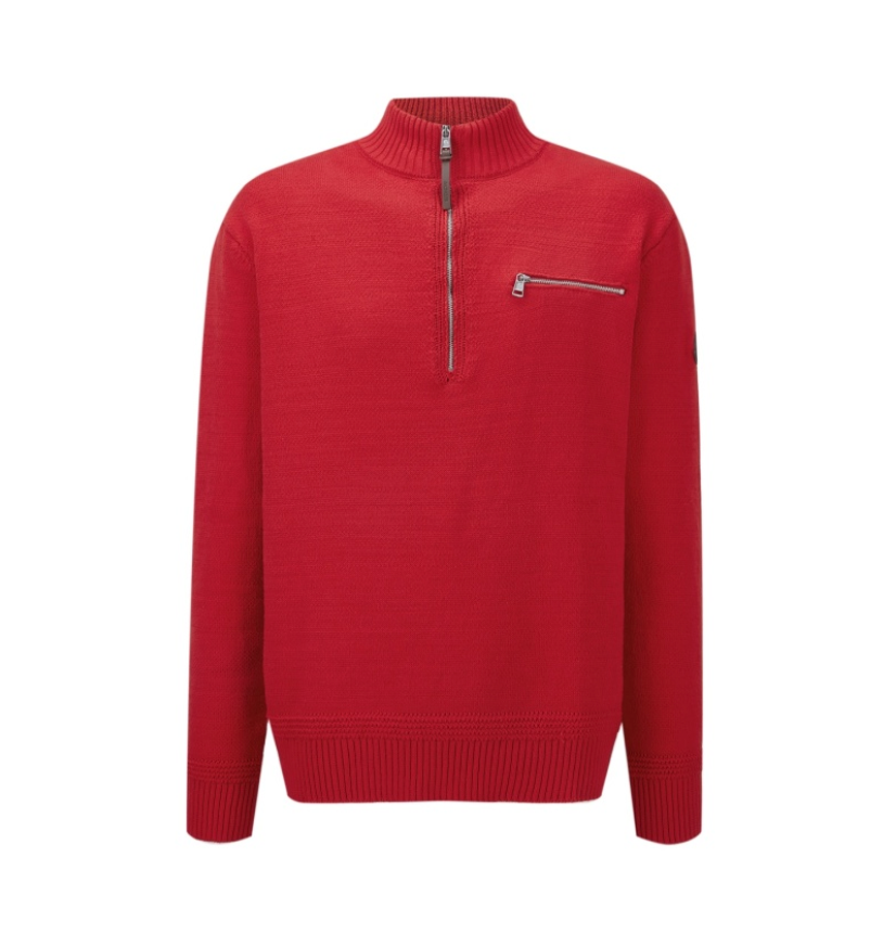 MONCLER EXPEDITION CONTRAST HALF-ZIP POCKET KNITWEAR SWEATER– 1:1 HIGH END