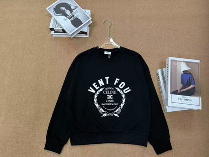 CELINE VENT FOU MAISON TRIOMPHE CREWNECK SWEATSHIRT – 1:1 HIGH END