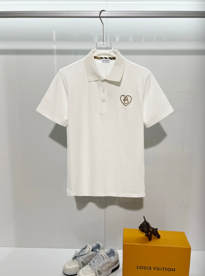 BURBERRY HEART LOGO POLO SHIRT – 1:1 HIGH END