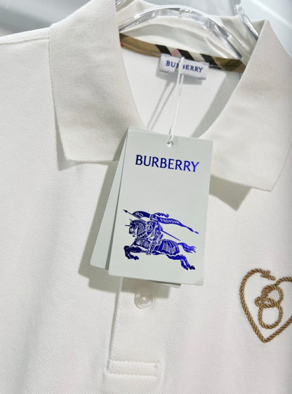 BURBERRY HEART LOGO POLO SHIRT – 1:1 HIGH END