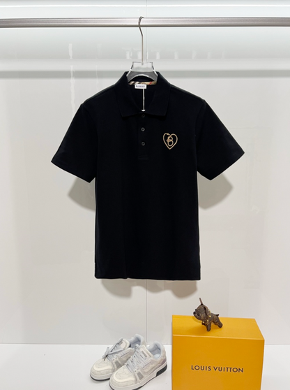 BURBERRY HEART LOGO POLO SHIRT – 1:1 HIGH END