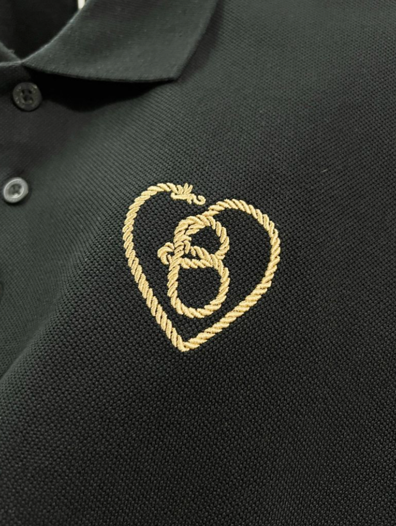BURBERRY HEART LOGO POLO SHIRT – 1:1 HIGH END