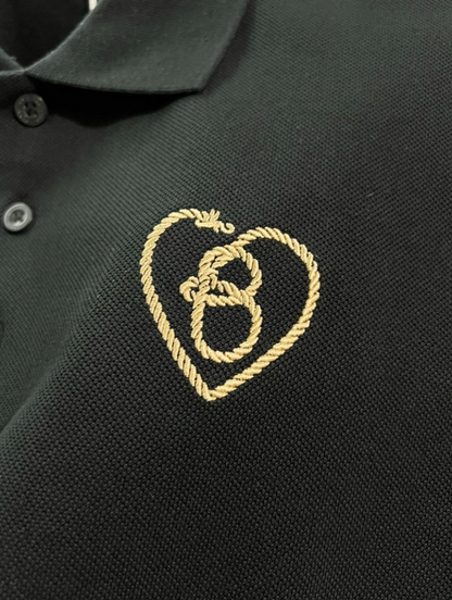 BURBERRY HEART LOGO POLO SHIRT – 1:1 HIGH END