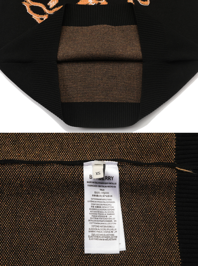 BURBERRY EQUESTRIAN KNIGHT WOOL SWEATER – 1:1 HIGH END