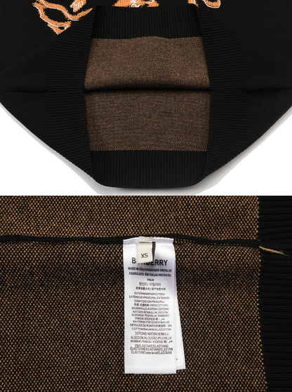 BURBERRY EQUESTRIAN KNIGHT WOOL SWEATER – 1:1 HIGH END