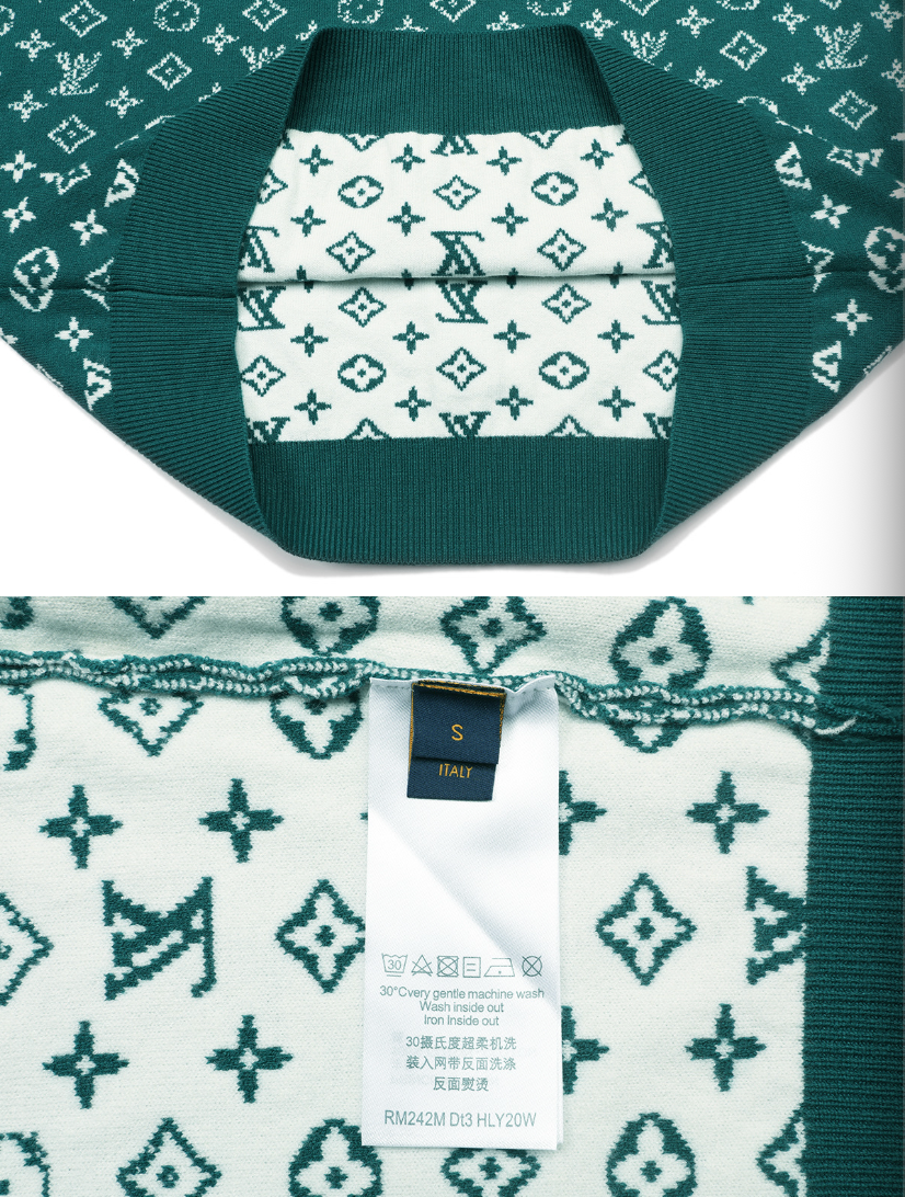 LOUIS VUITTON MONOGRAM KNIT SWEATER– 1:1 HIGH END