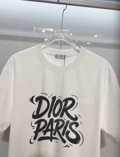 DIOR PARIS GRADIENT LOGO T-SHIRT – 1:1 HIGH END