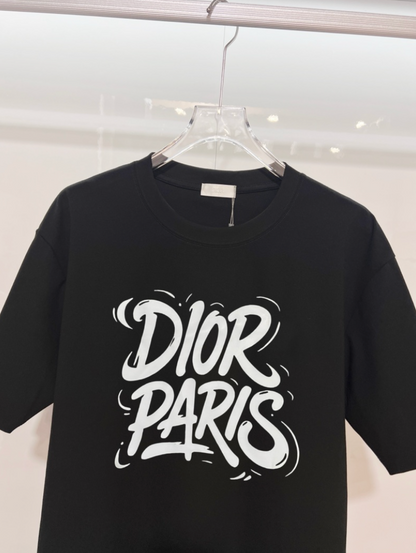 DIOR PARIS GRADIENT LOGO T-SHIRT – 1:1 HIGH END