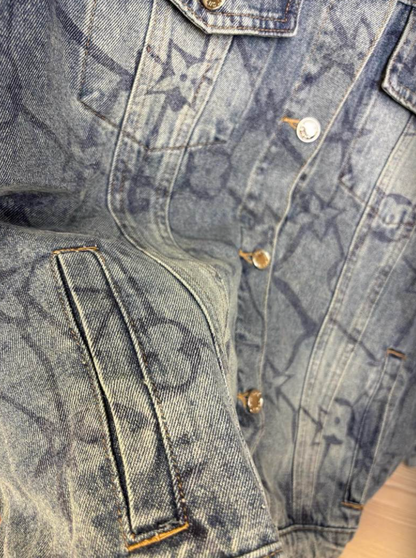 LOUIS VUITTON LV monogram GRAFFITI DENIM JACKET – 1:1 HIGH END