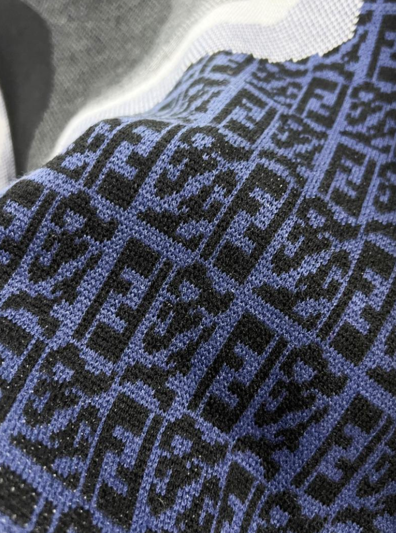 FENDI MONOGRAM JACQUARD RETRO KNIT SWEATER – 1:1 HIGH END
