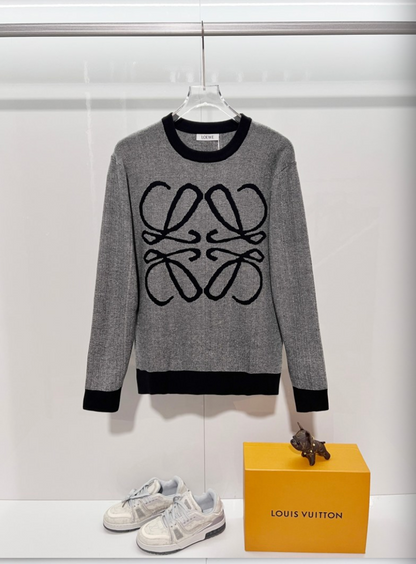LOEWE BIG ANAGRAM RETRO JACQUARD SWEATER– 1:1 HIGH END