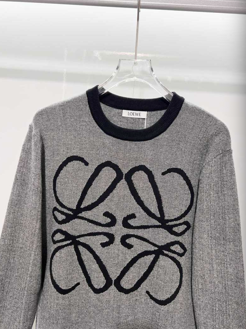 LOEWE BIG ANAGRAM RETRO JACQUARD SWEATER– 1:1 HIGH END