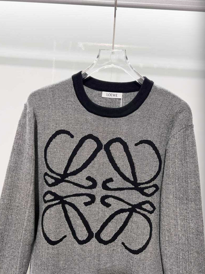 LOEWE BIG ANAGRAM RETRO JACQUARD SWEATER– 1:1 HIGH END