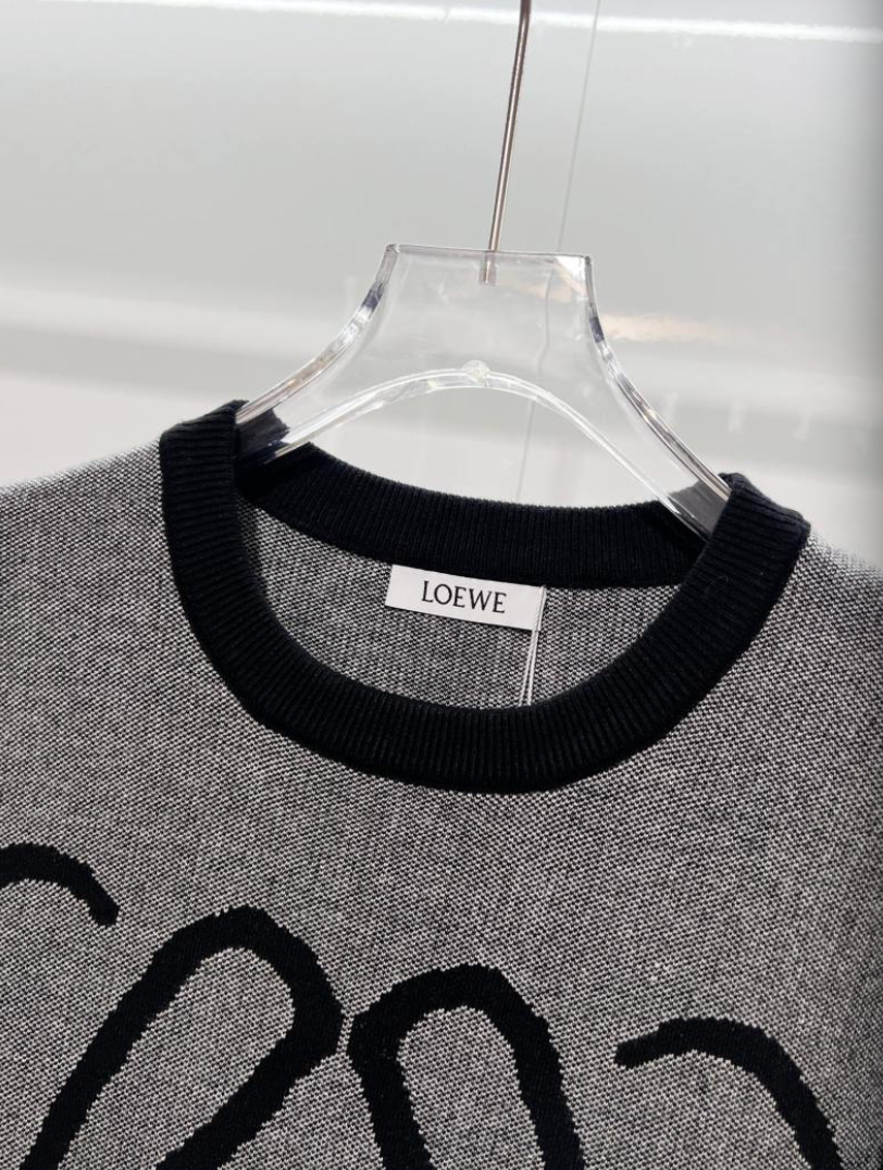LOEWE BIG ANAGRAM RETRO JACQUARD SWEATER– 1:1 HIGH END