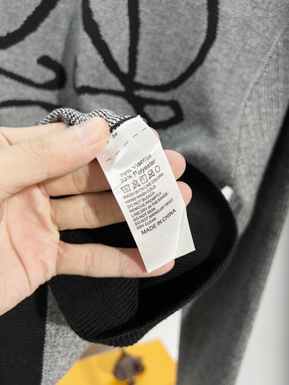 LOEWE BIG ANAGRAM RETRO JACQUARD SWEATER– 1:1 HIGH END