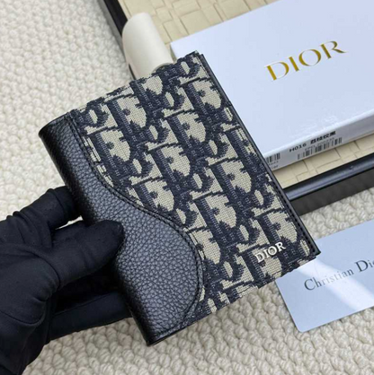 DIOR SADDLE OBLIQUE RETRO PASSPORT HOLDER – FULL SET – 1:1 HIGH END