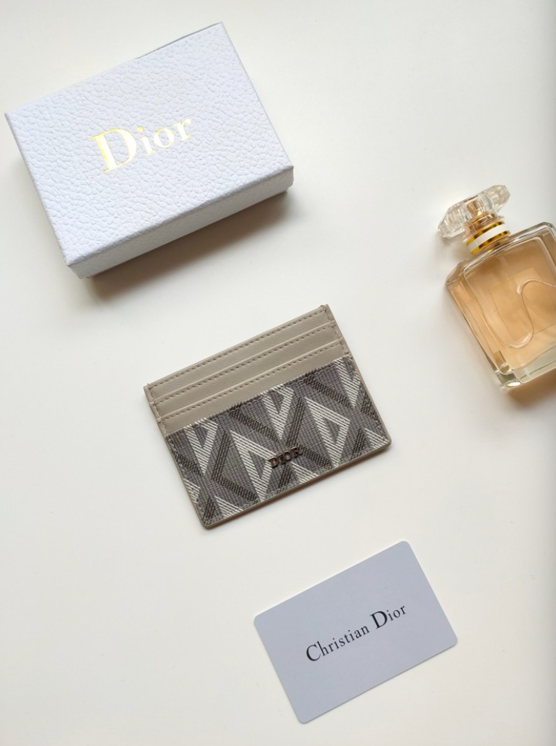 DIOR CD DIAMOND RETRO SLIM CARD HOLDER – FULL SET – 1:1 HIGH END