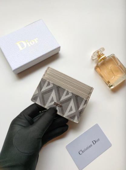 DIOR CD DIAMOND RETRO SLIM CARD HOLDER – FULL SET – 1:1 HIGH END