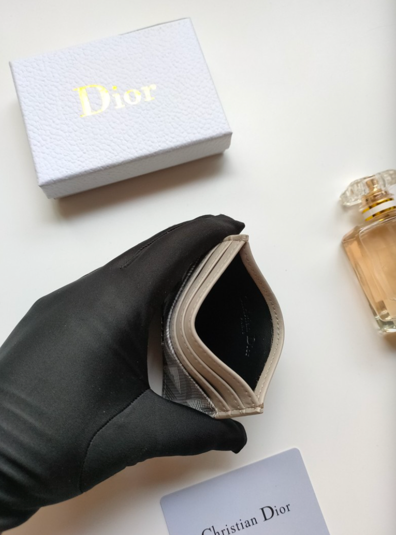 DIOR CD DIAMOND RETRO SLIM CARD HOLDER – FULL SET – 1:1 HIGH END