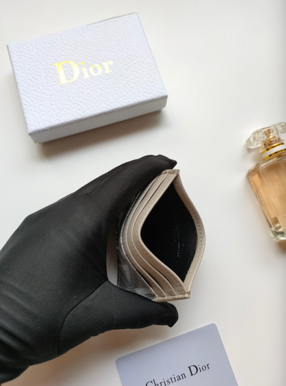 DIOR CD DIAMOND RETRO SLIM CARD HOLDER – FULL SET – 1:1 HIGH END