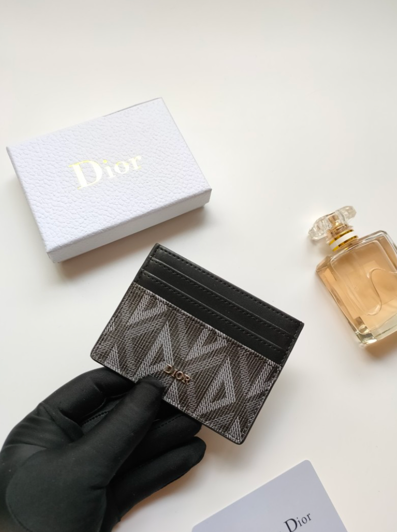 DIOR CD DIAMOND RETRO SLIM CARD HOLDER – FULL SET – 1:1 HIGH END