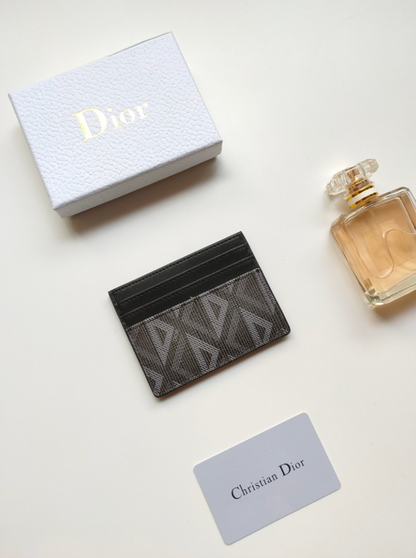 DIOR CD DIAMOND RETRO SLIM CARD HOLDER – FULL SET – 1:1 HIGH END