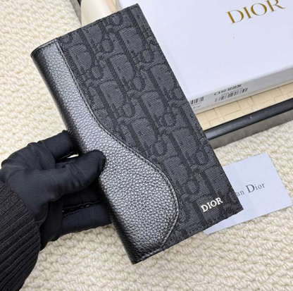 DIOR SADDLE AND OBLIQUE RETRO LONG WALLET COLLECTION – FULL SET – 1:1 HIGH END