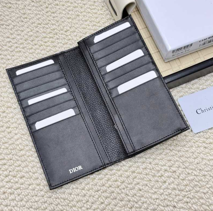 DIOR SADDLE AND OBLIQUE RETRO LONG WALLET COLLECTION – FULL SET – 1:1 HIGH END
