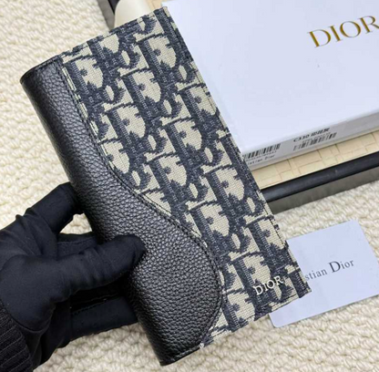 DIOR SADDLE AND OBLIQUE RETRO LONG WALLET COLLECTION – FULL SET – 1:1 HIGH END