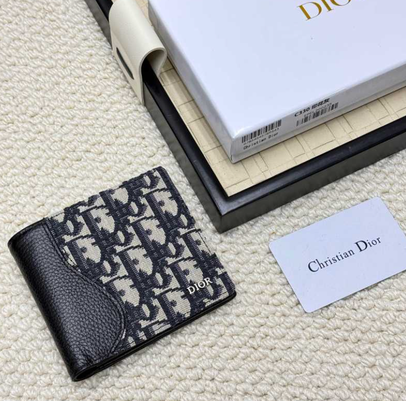 DIOR SADDLE AND OBLIQUE RETRO SHORT WALLET COLLECTION – FULL SET – 1:1 HIGH END