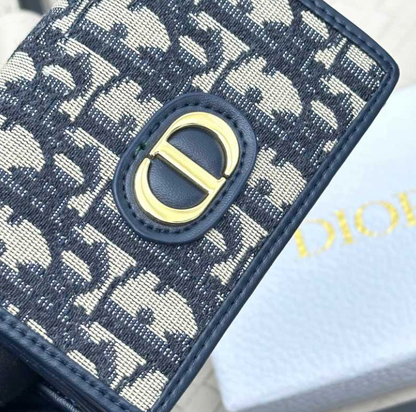 DIOR OBLIQUE CD RETRO ACCORDION CARD HOLDER COLLECTION – FULL SET – 1:1 HIGH END