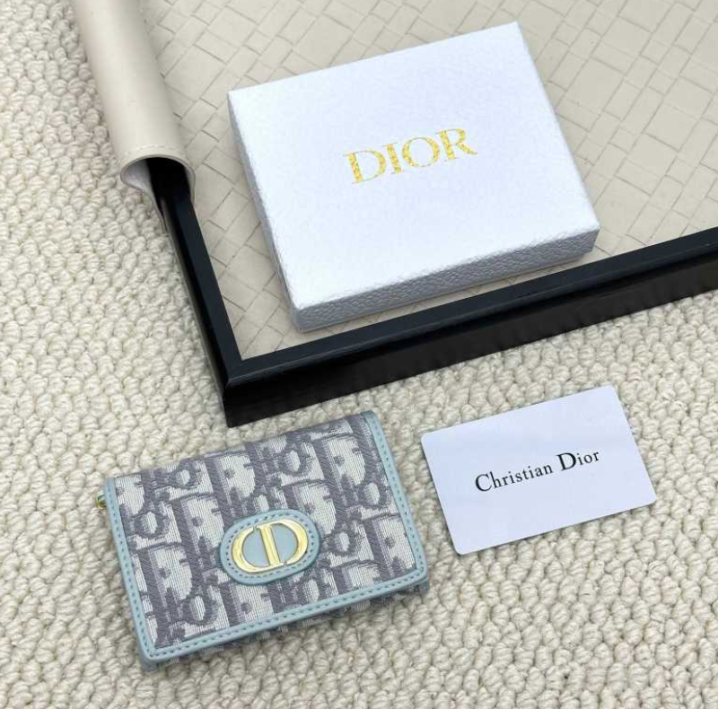 DIOR OBLIQUE CD RETRO ACCORDION CARD HOLDER COLLECTION – FULL SET – 1:1 HIGH END