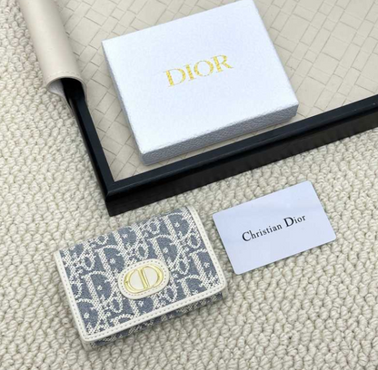 DIOR OBLIQUE CD RETRO ACCORDION CARD HOLDER COLLECTION – FULL SET – 1:1 HIGH END