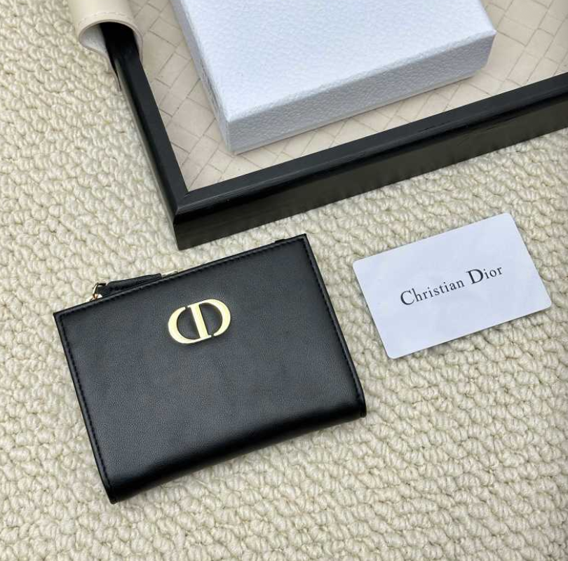 DIOR CARO DAHLIA RETRO COMPACT WALLET COLLECTION – FULL SET – 1:1 HIGH END