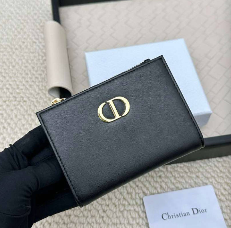 DIOR CARO DAHLIA RETRO COMPACT WALLET COLLECTION – FULL SET – 1:1 HIGH END