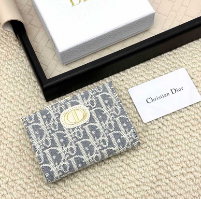 DIOR CARO DAHLIA RETRO COMPACT WALLET COLLECTION – FULL SET – 1:1 HIGH END