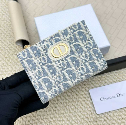 DIOR CARO DAHLIA RETRO COMPACT WALLET COLLECTION – FULL SET – 1:1 HIGH END