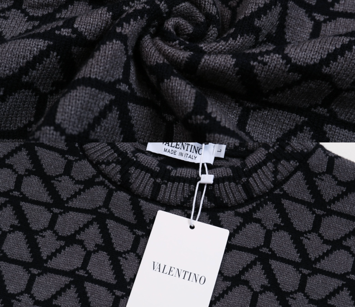 VALENTINO MONOGRAM KNIT SWEATER – MULTIPLE DESIGNS – 1:1 HIGH END