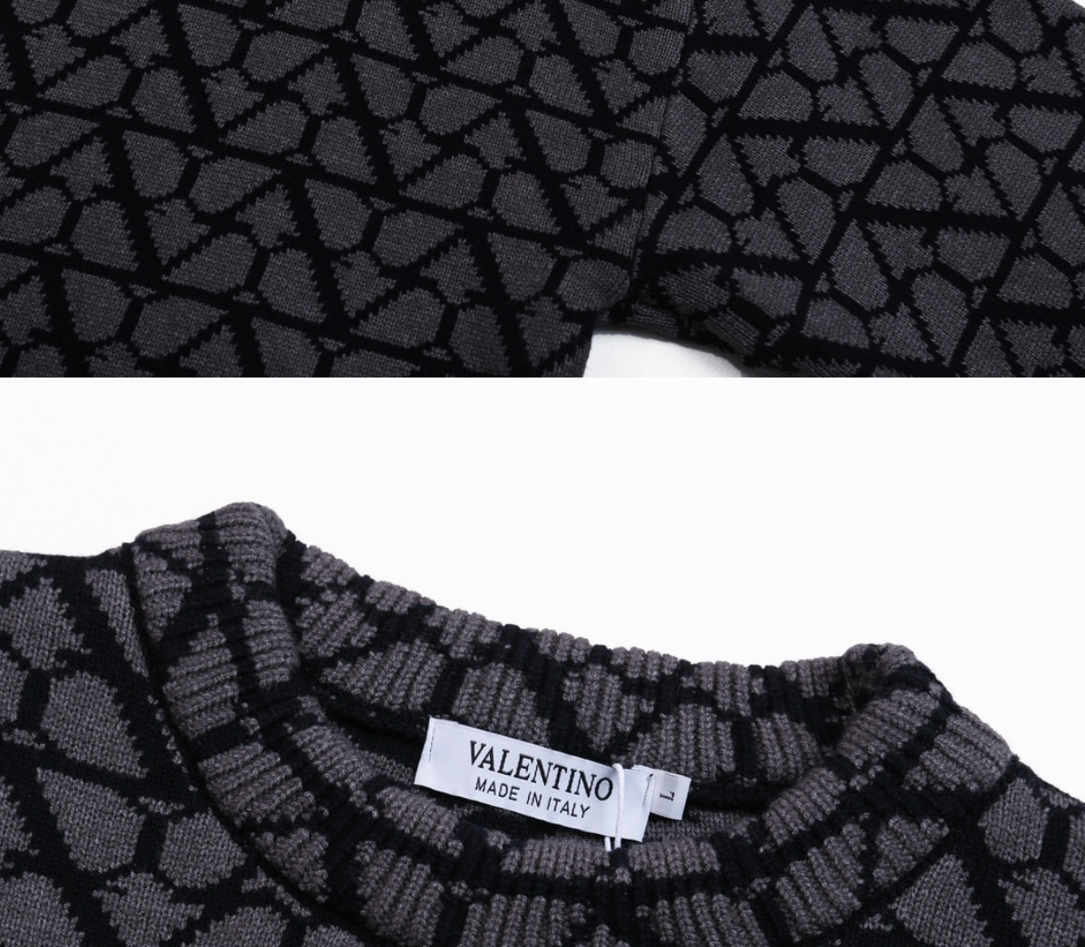 VALENTINO MONOGRAM KNIT SWEATER – MULTIPLE DESIGNS – 1:1 HIGH END