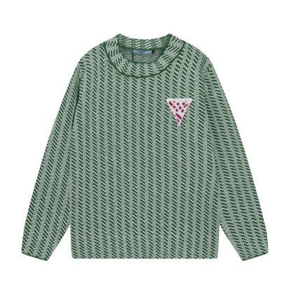 PRADA TRIANGLE LOGO KNIT SWEATER – MULTIPLE DESIGNS – 1:1 HIGH END