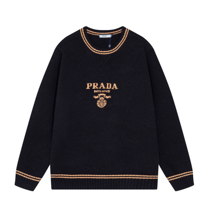 PRADA TRIANGLE LOGO KNIT SWEATER – MULTIPLE DESIGNS – 1:1 HIGH END