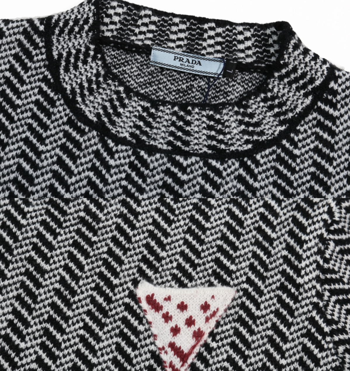 PRADA TRIANGLE LOGO KNIT SWEATER – MULTIPLE DESIGNS – 1:1 HIGH END