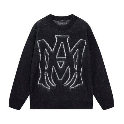 AMIRI LOGO JACQUARD KNIT SWEATER – MULTIPLE DESIGNS – 1:1 HIGH END