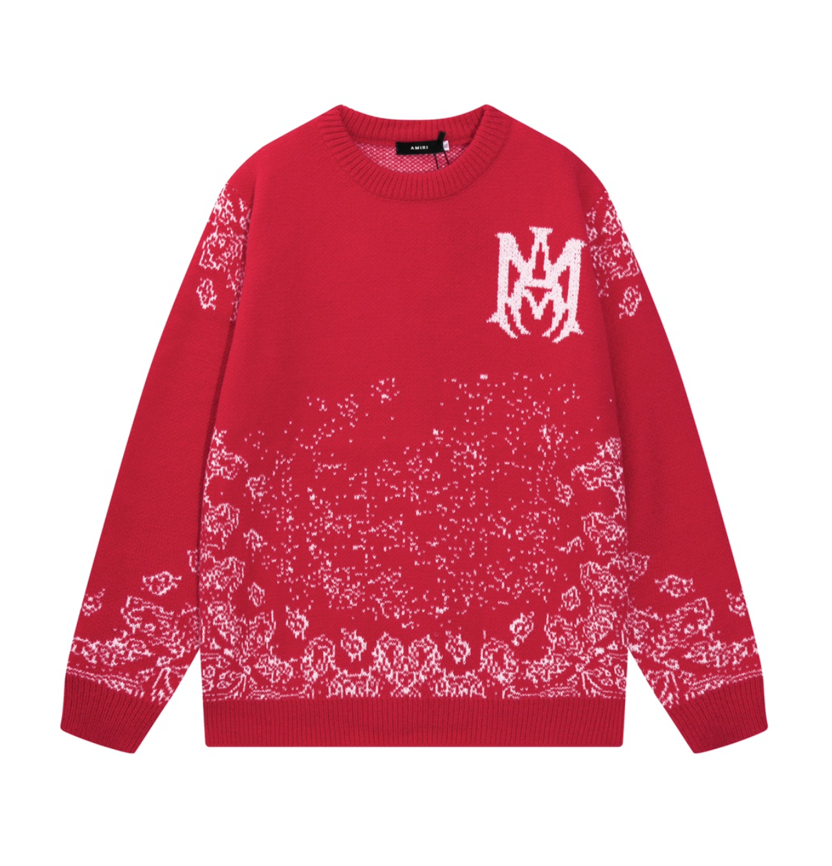 AMIRI LOGO JACQUARD KNIT SWEATER – MULTIPLE DESIGNS – 1:1 HIGH END