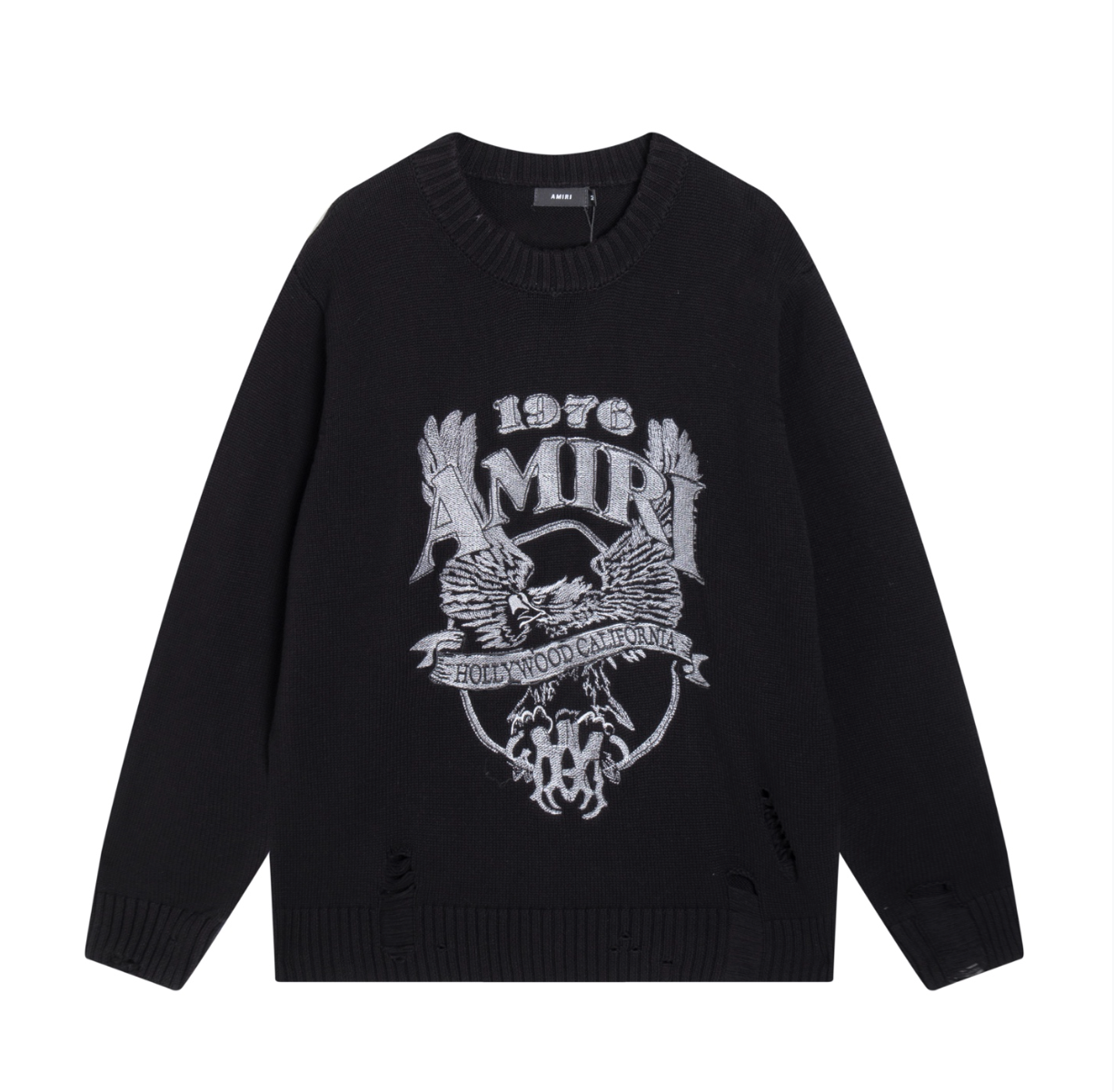 AMIRI LOGO JACQUARD KNIT SWEATER – MULTIPLE DESIGNS – 1:1 HIGH END