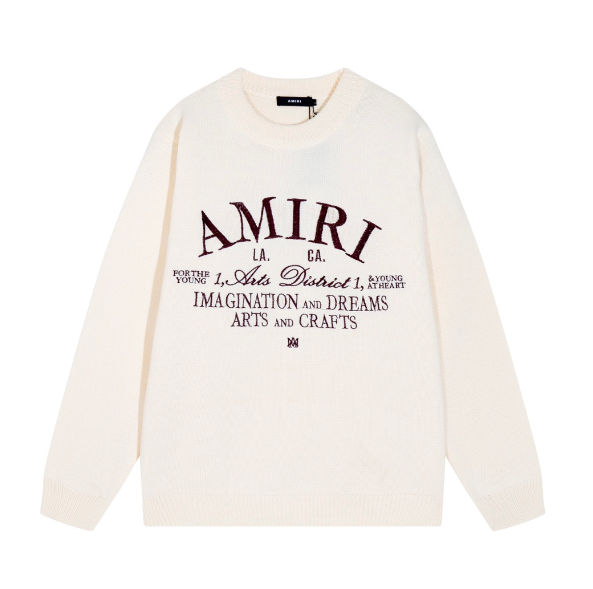 AMIRI LOGO JACQUARD KNIT SWEATER – MULTIPLE DESIGNS – 1:1 HIGH END